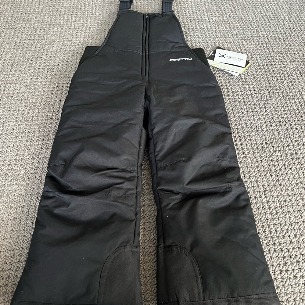 Arctix Black Snow Bib Overalls Brand New size 4T